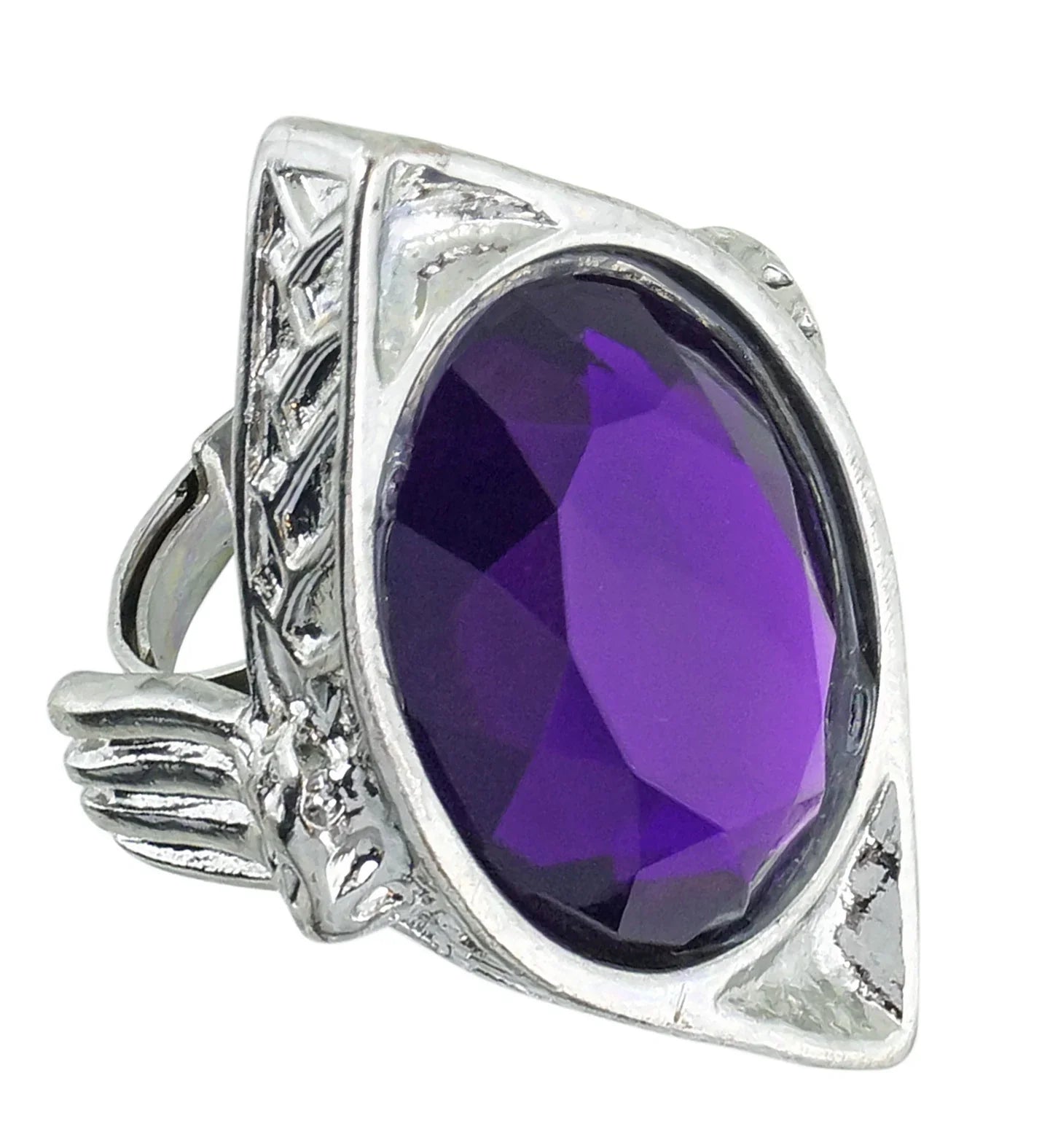 Anillo Gótico con Piedra Morada COMPLEMENTOS Widmann